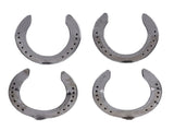4pcs Horseshoes Aluminum Alloy Light Weight Reliable Practical Horse Riding Accessory for Racecourse V1294-YM0523-3111220079611