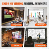VEVOR Projector Screen with Stand, 120 inch 16:9 4K 1080 HD Outdoor Movie Screen with Stand, V952-TYPM20ZJSLJ13VYSQV0