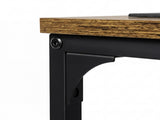 Levede Narrow Sofa Table Power Ports Behind Console Side Adjustable Living Room NI1093-BR-AU