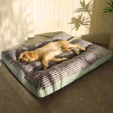 Warm Dog Bed Washable Pet Bed Non-Slip Dog Bed High Backrest Dog Bed Thick Dog - Gray - Size V1107-136-17007-GRY2