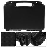 Portable Tool Box with Foam Black Small Hard Case for Outdoor and Shop Use V1369-AZ3-W-12307