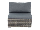 Grey Armless Outdoor Sofa Set V264-OTF-540S-LGR-NA-1