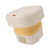 6L Small Washer Yellow Mini Machine Foldable Portable Large Capacity Basket High Speed Motor V1294-YM0901-3113230175611
