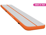 Powertrain Airtrack 20cm Thick 4m x 1m Inflatable Gymnastics Tumbling Mat Air Track - Orange IFM-HL-401-ORG