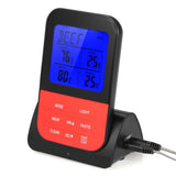 Wireless Digital BBQ Meat Thermometer Instant Read Backlight LCD Food Cooking Thermometer with Cook V1294-YM0901-H21828