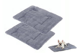 2Pcs Pet Blanket Self-Heating Bed Pad Cat Dog Self-Warming Cushion-Khaki XL V1263-JX-7509-4