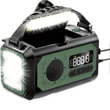 12000mAh Emergency Radio Solar Hand Crank Charger V1142-TM601102639488578