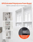 Shower Niche 40.6 x 81.3 40.6 x 81.3 cm Recessed Wall Shelf Bathroom V952-SLLYBK4C16INFBXDC001V0