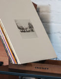 Crosley Voyager Bluetooth Portable Turntable Bundled Crosley Record Storage Display Stand - Navy V398-CR8017BSS-NY4