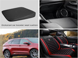 Wedge Car Seat Cushion Pad Ergonomic Sloping Booster for Short Drivers Wheelchairs and Office Chairs V1189-LC-QP-00551