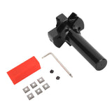 Slab Flattening Router Bit Insert Detachable Cemented Carbide 1/2in Shank 4 Blade Planing Bit for V1294-YM0710-3114230163111