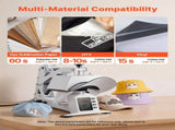 Hat Heat Press Machine, with 4 Interchangeable Platens and Caps Stretcher, Precise Temperature & V952-SDKMJBS854YCBQVIG001V3