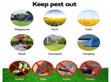 Gardeon Snake Repeller 8X Solar LED Pulse Plus Ultrasonic Pest Rodent Repellent SR-SNAKE-DX-8-COM