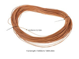 1Set Flexible Brown Plastic Rattan Strips for DIY Basket Weaving and Outdoor Furniture Repair V1370-AZ4-09670