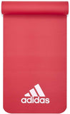 Adidas Fitness Mat 7mm Exercise Training Floor Gym Yoga Judo Pilates - Red V563-ADMT-11014RD