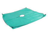 Landscape Tarp for Trimming Water Proof Pruning Tarp with 11.8 Inch Hole 4 Corner Buckles for Easy V1294-YM0901-3111250192011