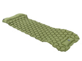 Camping Sleeping Pad Mat Foot Press Inflatable Cushion Mattress for Tent Hiking TravelMilitary Green V1294-YM0718-3117200188113