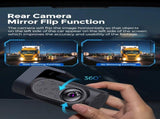 3.19" Black IPS Dual Dash Cam with 4K1080P, 5G WiFi, GPS, Night Vision & Free 64GB Card V178-59105