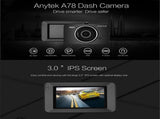 Anytek A78 Car Dash Cam Full HD 1080P Car DVR 170 Degree Wide Angle V28-ELEATKA78