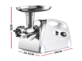 800W Electric Meat Grinder Mincer Sausage White MG1001-WH_NZ