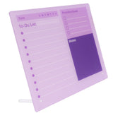 Dry Erase Planner Board Acrylic Desktop Calendar To Do List Schedule Board with Stand for Office V1294-YM0901-3117250051613
