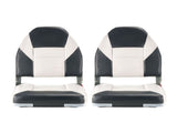 Boat Seat, High Backrest, Folding Fishing Boat Seat with Thickened Sponge Cushion & Waterproof PVC V952-ZDCZYGKB2JHHOSF4P001V0