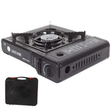 1 Burner Portable Butane Camping Stove Outdoor Gas Stove for Cooking Grill V1369-AZ3-W-22142