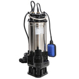 Giantz 2000W Submersible Dirty Water Pump Bore Tank Well Steel Automatic PUMP-SUBM-28-BK