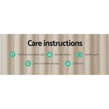 Artiss 2X Blockout Curtains Eyelet 240x230cm Beige BC-MATT-240X230-BG