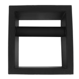 Coffee Ground Knock Box Square Bottomless Black Rubber PTFE Steel Residue Box for Cafe V1294-YM0626-3118230004311