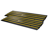 Curb 2 Pack, 6.5 cm Rise, Rubber Driveway Ramps, Heavy Duty 15 tons Weight Capacity Threshold V952-ZXDBLYPDGB2483DSGV0