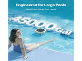Solar Pool Ionizer, Petal Copper Pool Ionizer Up to 170343 L, Floating Automatic Water Cleaner and V952-TYNYCLZFSQDHQ59ZZ001V0