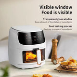 8L Air Fryer Digital Air Fryer Large Capacity Air Fryer Healthy Cooking - White - Size 01 V1403-757-71474-WHT-01
