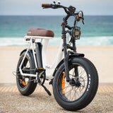VALK Nomad Electric Fat Tyre Bike, 350W, 32km/hr, Throttle ebike, Disc Brakes, Step-Through Alloy, V219-BIKSRFVAS4WA