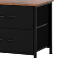 Levede TV Stand Cabinet Entertainment Unit Stand 140cm 5 Drawers Storage Shelves TA1038-AU