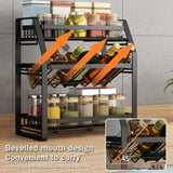 3-Tier Detachable Spice Rack Storage Organiser for Kitchen Countertop V178-36110