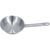 Stainless Steel Frying Pan Single Handle Fried Pan Cookware for Home induction Cooker7.9x2.0in V1294-YM0714-3118210229311