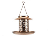 Solar Bird Feeder Solar Powered Garden Light Portable Hanging Hollow Out Courtyard Lamp V1294-YM0901-3111200239311