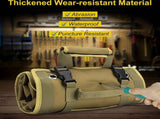 Roll-up tool bag - Tool belt - Open tool bag - with adjustable strap - Drill holder - Canvas V1188-MS-313-0472