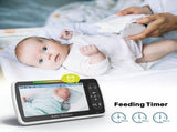SM650 5-Inch No-WiFi Baby Monitor with Camera, 300 m Range, Two-Way Audio, VOX, Night Vision, V1188-MS-731-001