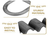 4 Pcs Steel D Rings Weld On Tie Down Anchor For Trailer Truck Cargo Applications V1366-AZ2-W-19528