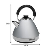 Morphy Richards 1.5L Venture Collection MRVK15SG Pyramid Kettle in Steel Grey