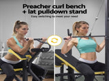 Everfit Weight Bench 14in1 Press Multi-Station Fitness Home Gym Equipment FIT-I-BENCH-YE-AB