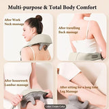 Neck & Shoulder Massager,Cordless Neck Massager with Heat,6D Deep Kneading Shiatsu Massager for V1107-110-52832