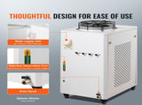 Industrial Chiller, CW6000, 1500W Industrial Cooler Cooling System with Compressor 15L V952-GYLSJYSJS15LDYZN6V3