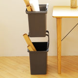 2 Set Stackable Multipurpose Laundry Basket Dark Grey V274-FT-NP-SLB2P-DGY