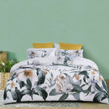 Bianca Chiquita Cotton Quilt Cover Set Double V442-BCA-QUILTCS-CHIQUITA-WHITE-DS