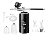 Pink Portable Wireless Airbrush Kit, ideal for nail art, painting, cake decoration, and makeup. V1232-NMZYBSZYY001