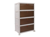 Storage Bins with Lid Stackable Plastic Box Organizer House Organizing Container for Living Room V1294-YM0901-3116230015714
