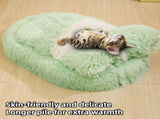 Dog Bed with Cover Cave, Orthopedic Dog Bed with Blanket, Pet Bed Cozy Cuddler Mat, Anti-Anxiety V1107-135-39354-GRY